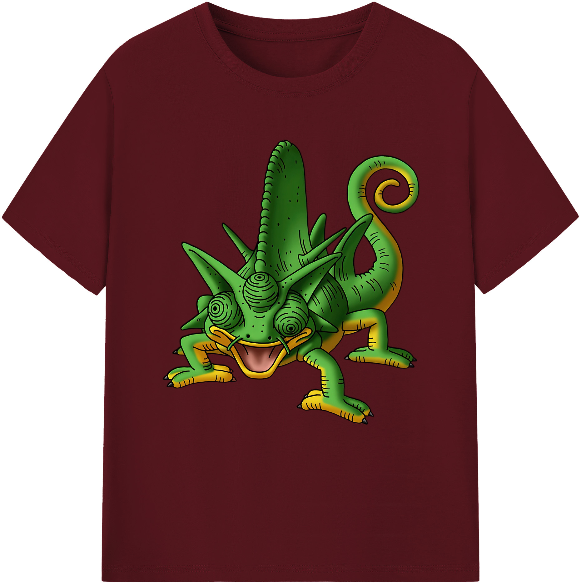 （画像用） ドラゴンクエスト Doragon Kuesuto Dragon Quest 綿100％半袖Tシャツ（フロントプリント）
